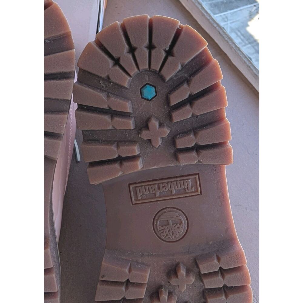 Timberland pink patent Women’s Sz 8.5 Stone Street 6 Inch Lace Waterproof Boots - Picture 10 of 14